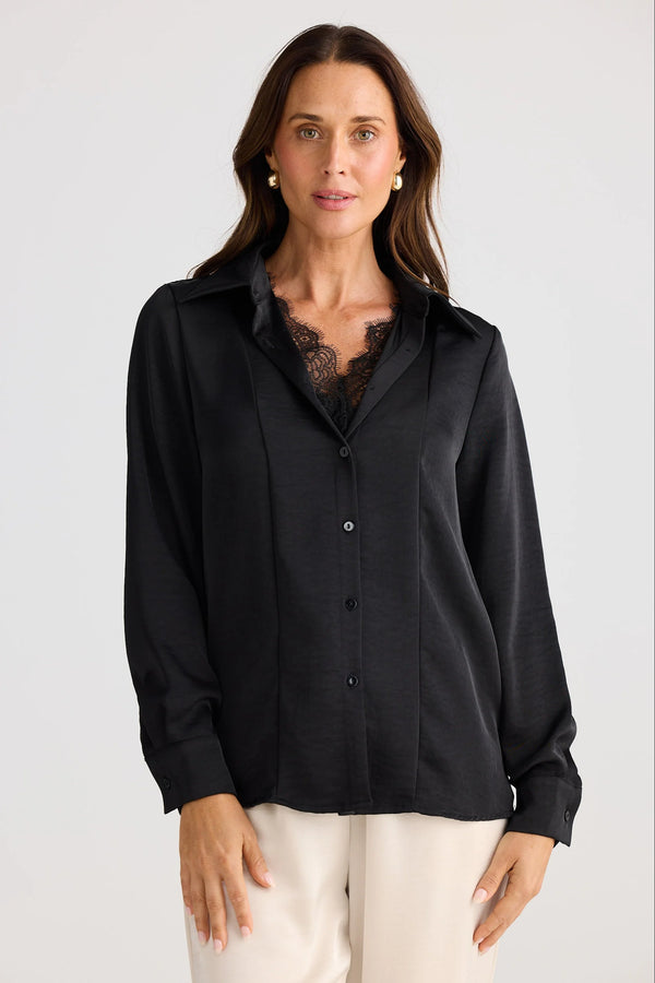 brave+true | Jemima Shirt | Black