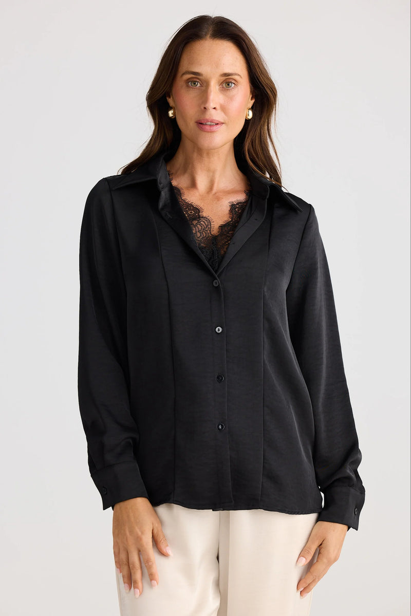 brave+true | Jemima Shirt | Black