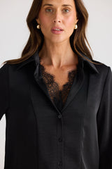 brave+true | Jemima Shirt | Black