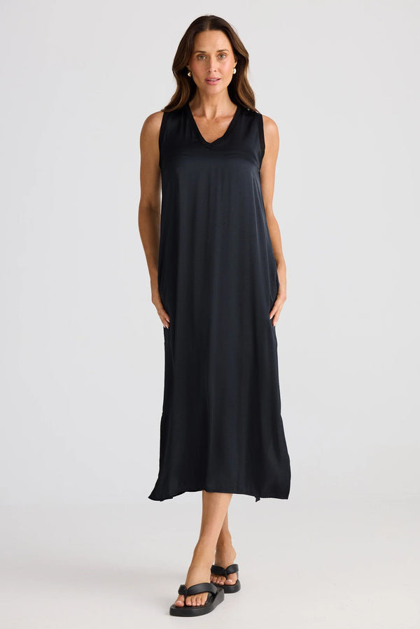 brave+true | Celine Dress | Black