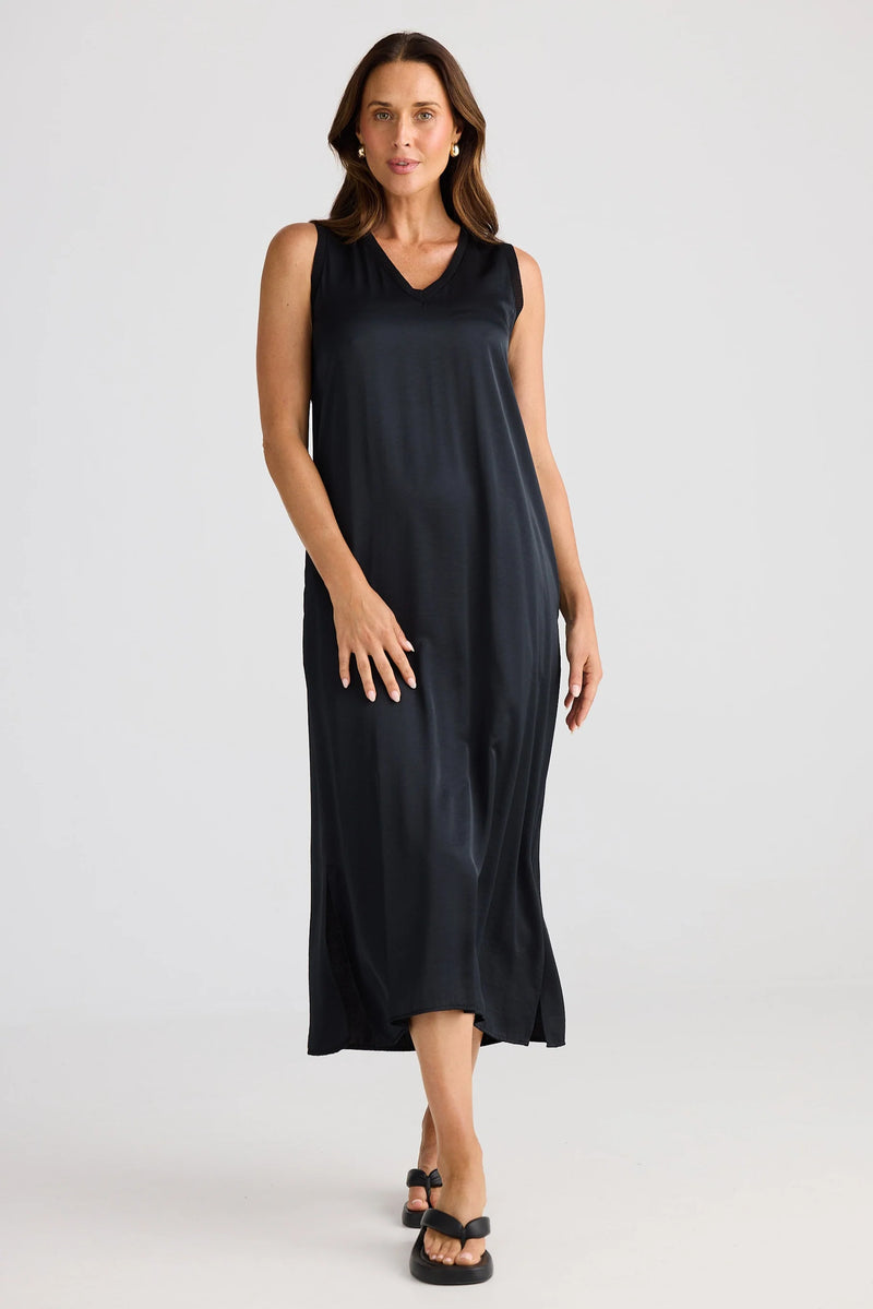 brave+true | Celine Dress | Black