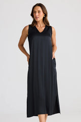 brave+true | Celine Dress | Black