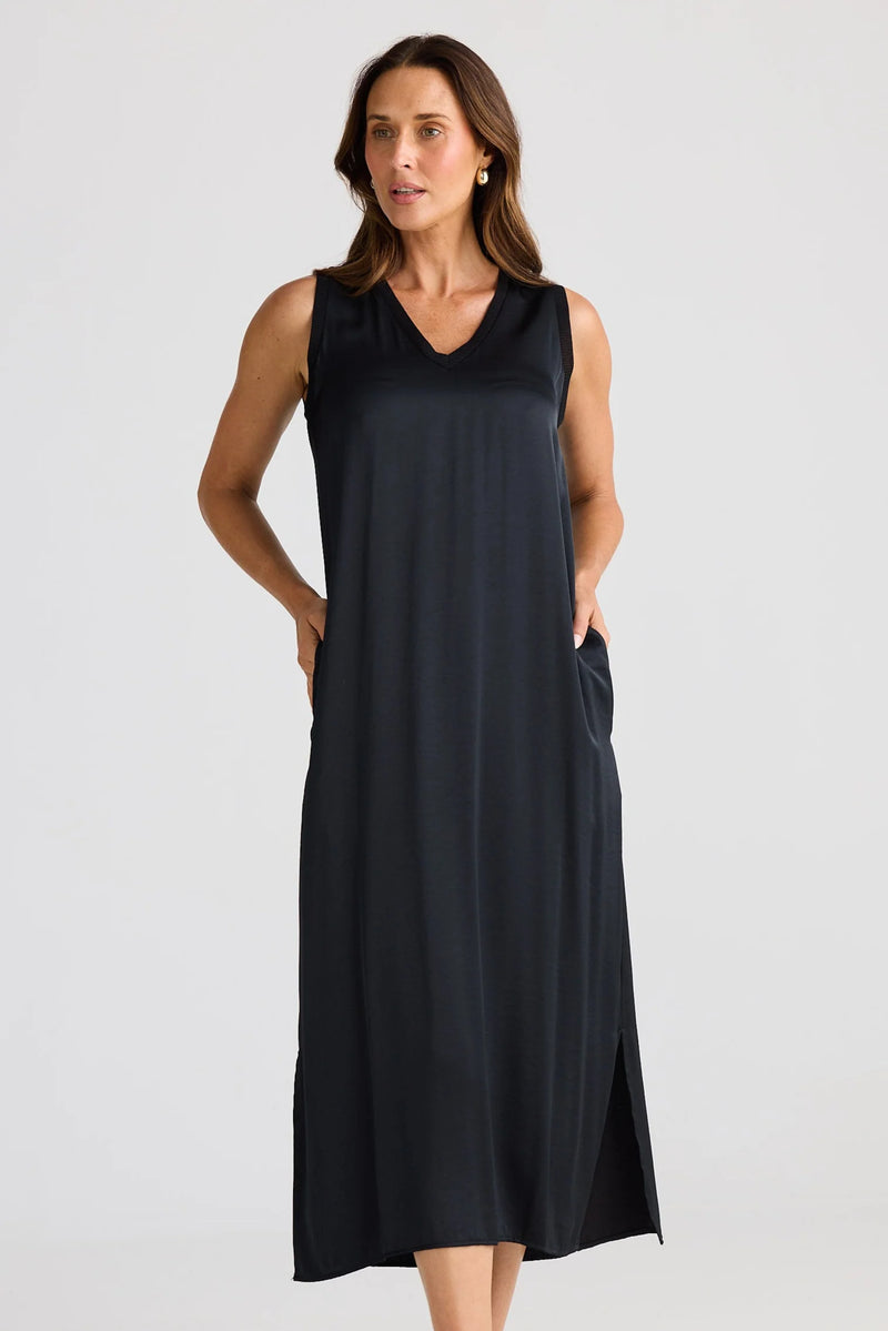 brave+true | Celine Dress | Black