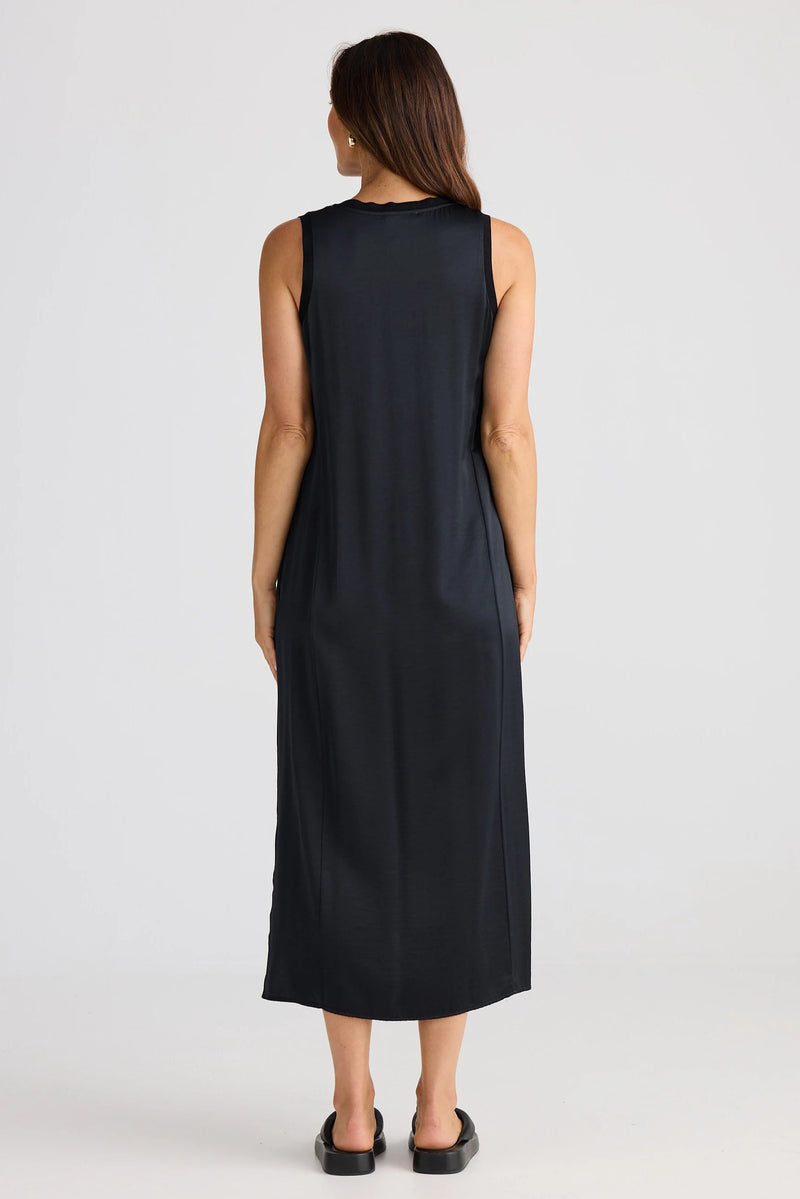 brave+true | Celine Dress | Black
