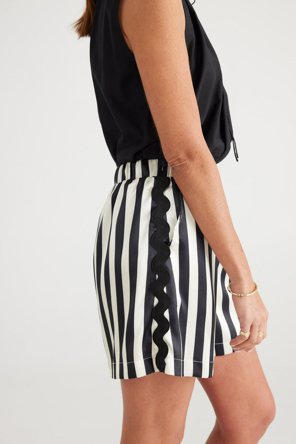 Brave + True | Odion Short | Midnight Stripe