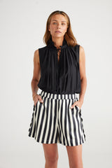 Brave + True | Odion Short | Midnight Stripe