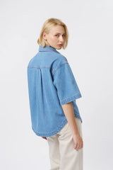 Kireina | Beth Shirt | Mid Blue