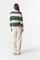 Cloth + Paper + Scissors | Sun Chaser Polo Knit | Rainforest