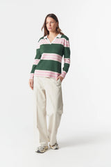 Cloth + Paper + Scissors | Sun Chaser Polo Knit | Rainforest