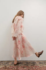 MAEVARII | Chloe Maxi Skirt | Floating Frost Flowers