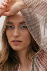 MAEVARII | Crystalline Blouse | Shimmering Dawn Light