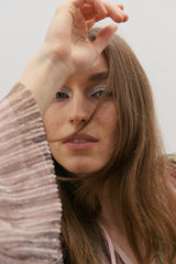 MAEVARII | Crystalline Blouse | Shimmering Dawn Light