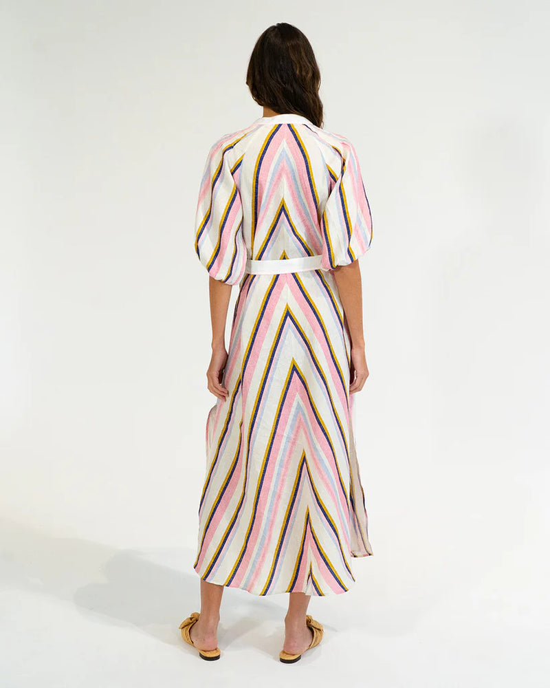Elms+King | Cannon Dress | Catalina Stripe