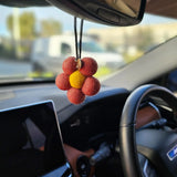Red Hill Candle Co | Felt Flower Air Freshener | Champagne & Pomegranate