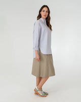Elms+King | Dukes Bib Shirt | Steel