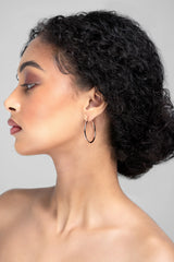 Liberte | Erika Hoop Earring | Silver