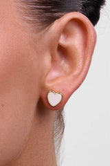 Liberte | Myra Heart Stud | Gold