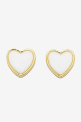 Liberte | Myra Heart Stud | Gold
