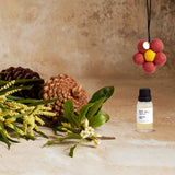 Red Hill Candle Co | Felt Flower Air Freshener | Champagne & Pomegranate