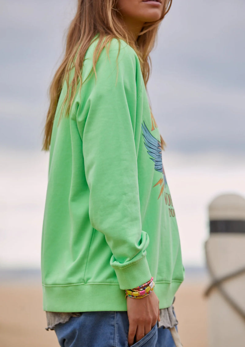 Hammill & Co | VINTAGE ROCK AND ROLL SWEAT | GREEN