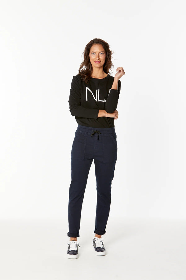 New London Jeans | HOPE Navy Jogger Jeans