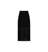 Mos Mosh | Hopi Plain Knit Skirt | Black