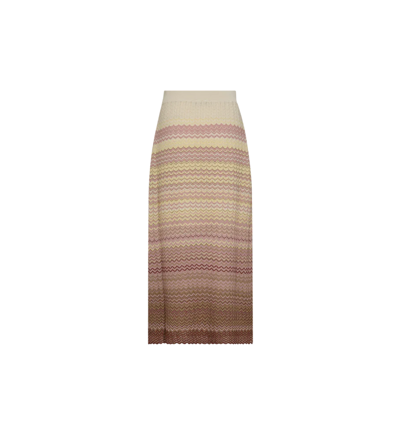 Mos Mosh | Hopi Plain Knit Skirt | Powder Pink