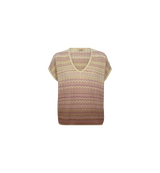 Mos Mosh | Shani Plain V-neck Knit | Powder Pink