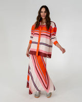 Elms+King | Austin Bias Skirt | Wide Stripe