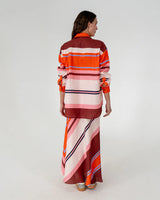 Elms+King | Austin Bias Skirt | Wide Stripe