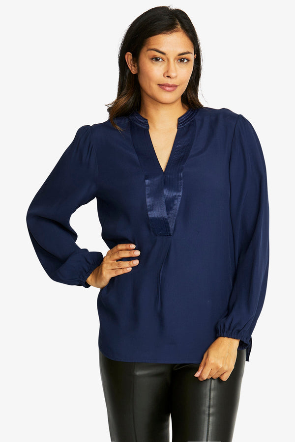 Ping Pong | Nickie Long Sleeve Top | Navy