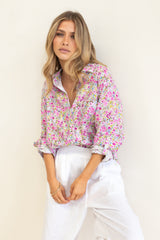 HUT / Afternoon Tea Boyfriend Linen Shirt