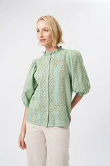 Kireina | Isabella Shirt | Grape Green