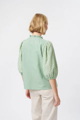 Kireina | Isabella Shirt | Grape Green