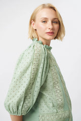 Kireina | Isabella Shirt | Grape Green