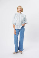 Kireina | Isabella Shirt | Powder Blue