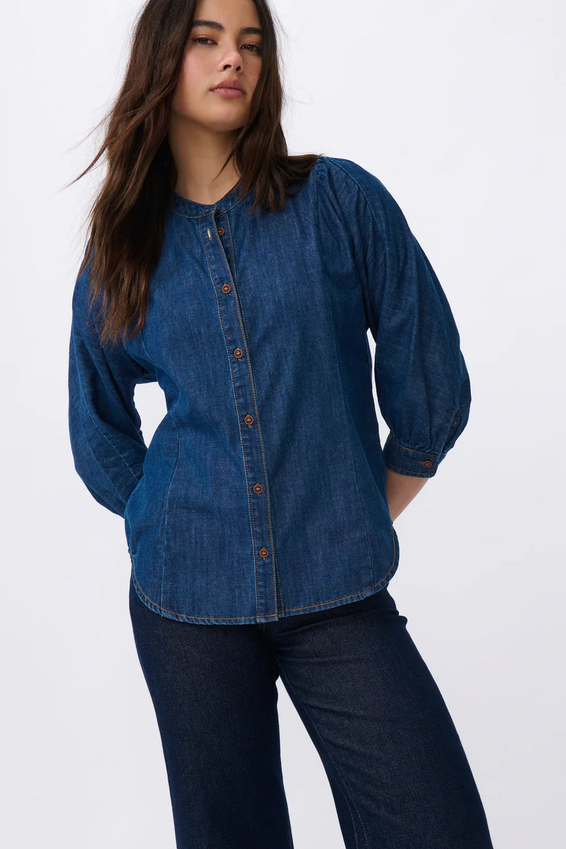 Kireina | Isla Shirt | Dakota Wash