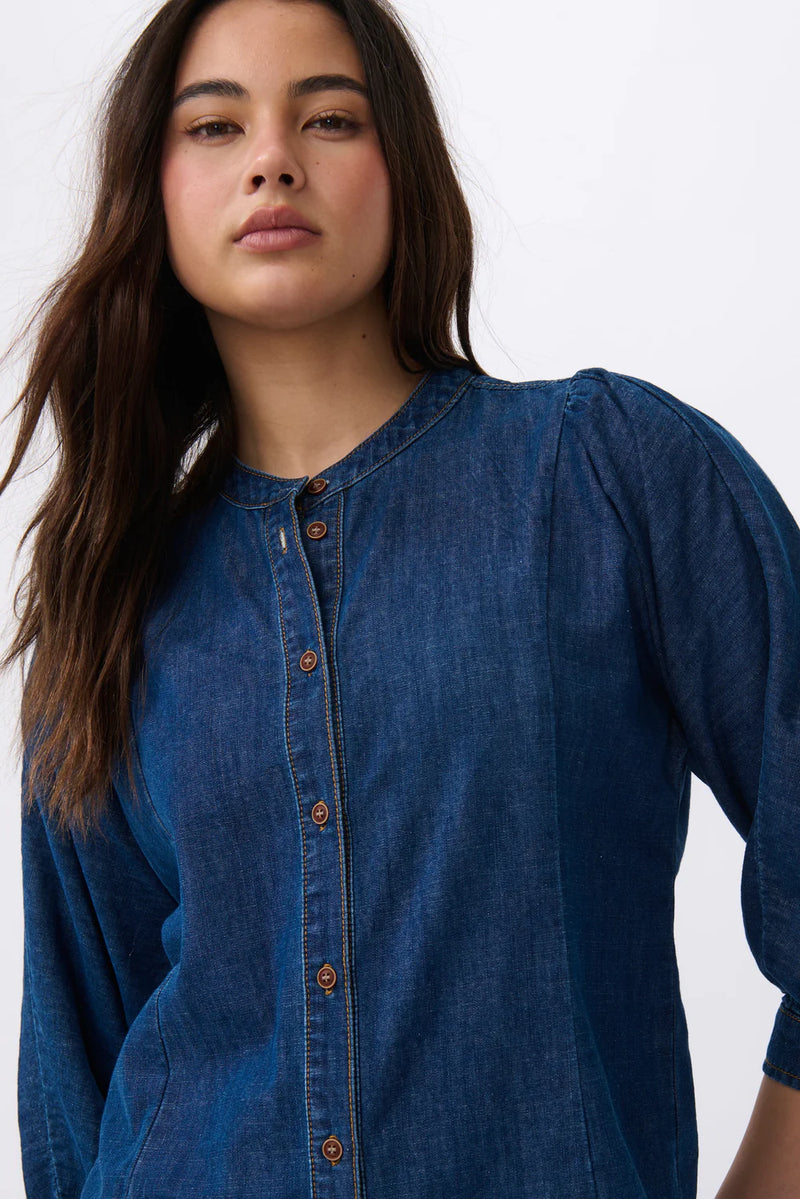 Kireina | Isla Shirt | Dakota Wash