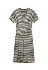 Mos Mosh | Jill Stripe Dress | Dusty Olive