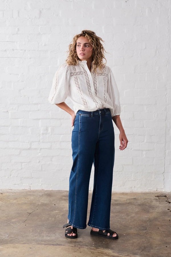 Kireina | Palazzo Jean | Mid Washed Blue