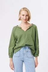 Kireina | Kimberley Top | Moss Green