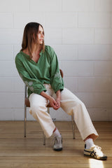 Kireina | Kimberley Top | Moss Green