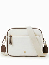 Zjoosh | Leah Cross Body Bag | White Chocolate