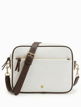Zjoosh | Leah Cross Body Bag | White Chocolate