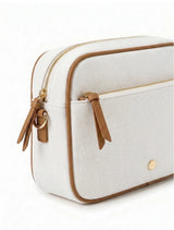 Zjoosh | Leah Cross Body Bag | White Tan