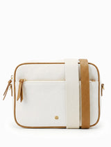 Zjoosh | Leah Cross Body Bag | White Tan