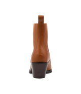 Mollini | Rage Cognac Dark Tan Leather Chelsea Boots