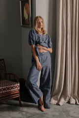 Kireina | Madison Top | Denim Blue