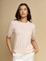 Zjoosh | Melissa Cotton Cashmere Knit | Pink