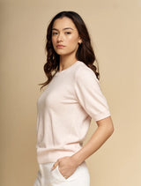 Zjoosh | Melissa Cotton Cashmere Knit | Pink